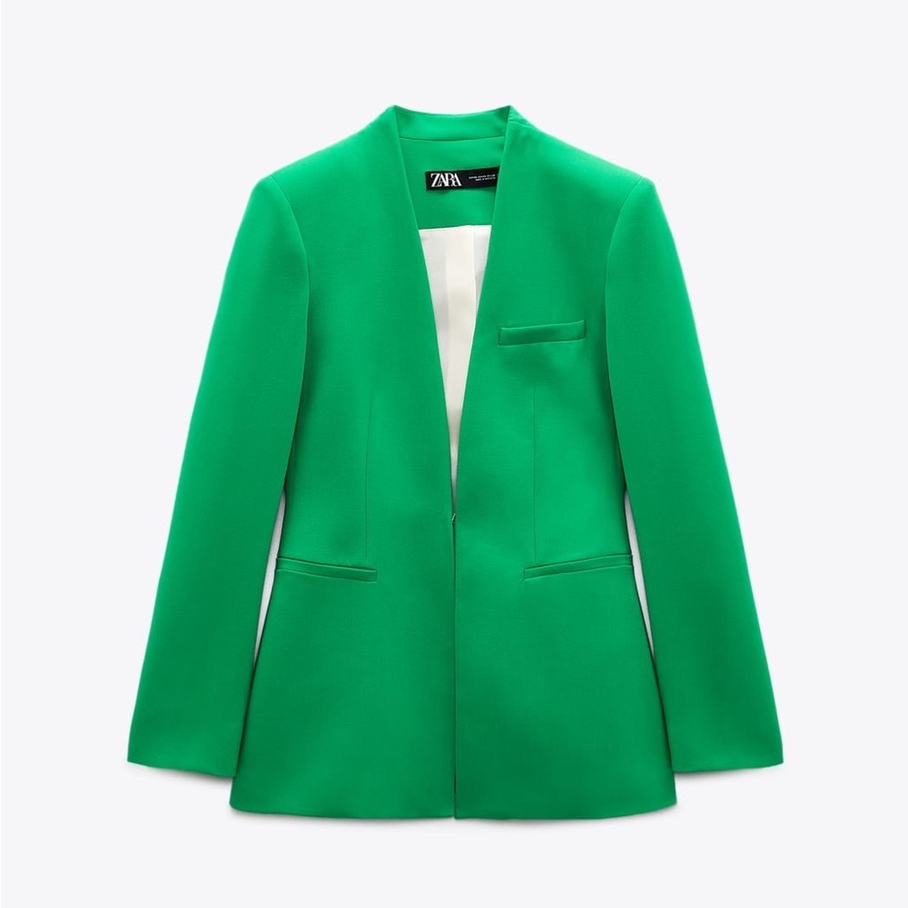 Zara green blazer